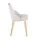 York - Upholstered Chair (Set of 2) - Natural Wood Legs