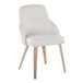 York - Upholstered Chair (Set of 2) - Whitewashed Wood Legs