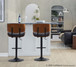 Lombardi - Adjustable Barstool - Black Base