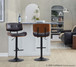 Lombardi - Adjustable Barstool - Black Base