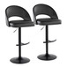 Renee - Adjustable Barstool (Set of 2) - Black Base