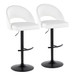 Renee - Adjustable Barstool (Set of 2) - Black Base
