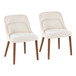 Rina - Chair (Set of 2) - Walnut Wood