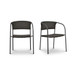 Zola - Outdoor Dining Chair (Set of 2) - Dark Brown