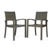 Outdoor Dining Chair, Stacking Design For Patio
