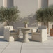 Lydia - Outdoor Slipcover Dining Chair - Cream