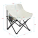 2 Pieces Outdoor Camping Chairs Folding / Portable, Comfortable Seating, Durable Steel Fram