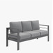 All-Weather Patio Sofa With Cushions, 3 Seat Outdoor Couch