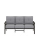 All-Weather 3 Seat Patio Sofa With Cushions