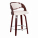 Pino - 24" Fixed-Height Barstool (Set of 2) - Dark Brown