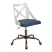 Charlotte - Swivel Accent Chair - Blue