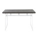 Geo - Dining Table - Dark Brown