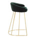 Canary - Contemporary Counter Stool (Set of 2) - Gold Grame