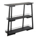 Converge - Industrial Bookcase - Black Steel And Black Bamboo