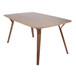 Folia - Mid-Century Modern Dining Table - Walnut Wood