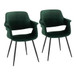 Vintage Flair - Chair (Set of 2) - Black And Green