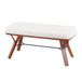 Folia - Mid-Century Modern Bench - Walnut Wood