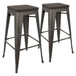 Oregon - Industrial Stackable Barstool (Set of 2)