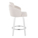 Cinch - Contemporary Fixed-Height Swivel Counter Stool (Set of 2) - White Wood