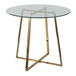 Cosmo - Contemporary/Glam Dinette Table - Tempered Glass Top