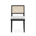 Tassina - Upcycled Performance Linen Dining Chair - Cream