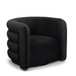 Curves - Velvet Swivel Accent Chair