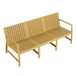 1 Piece Indoor / Outdoor 3 Seater Sofa, UV-Resistant, Waterproof And Durable