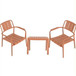 3 Piece Indoor / Outdoor Leisure Table And Chair Set