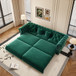 3 In 1 Convertible Sleeper Sofa Bed With Movable Ottoman
