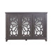 3 Door Mirrored Sideboard Cabinet With Adjustable Shelves