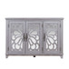 3 Door Mirrored Sideboard Cabinet With Adjustable Shelves