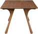 Glenwood - 71" Solid Wood And Walnut Veneer Dining Table - Brown