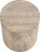 Rapallo - Concrete Indoor/Outdoor End Table - Travertine