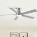 Reversible Quiet Motor Ceiling Fan Light With ABS Blades