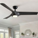 Reversible Quiet Motor Ceiling Fan Light With ABS Blades