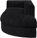 Rummi - Velvet Performance Fabric Upholstered 3 Piece Modular Sectional