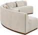 Avanti - 182.5" Chenille Fabric Upholstered 2 Piece Modular Sectional