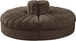 Rummi - Round Velvet Performance Fabric Upholstered 4 Piece Modular Sofa