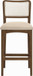 Atrium - Upholstered Bar Stool (Set of 2) - Brushed Brown Frame