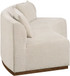 Avanti - 104" Chenille Fabric Upholstered Sofa