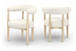 Sable - Vegan Leather Upholstered Dining Chair (Set of 2) - Painted Natural Base