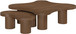 Cove - Oak Veneer And Solid Wood 2 Piece Coffee Table