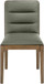 Ellis - Vegan Leather Upholstered Dining Chair (Set of 2) - Brown Base