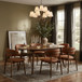 Leesa - Solid Wood And Walnut Veneer Dining Table