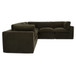 Cates - Classic L Modular Sectional - Dark Green