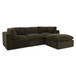 Cates - Lounge Modular Sectional - Dark Green