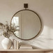 Cameo - Mirror - Aged Brass
