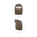 Barrow - Rolling Dining Chair - Soft Taupe