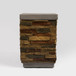 Outdoor Propane Tank Holder Fire Pit Cover Side Table - Sandstone