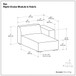 Rex - Chaise Sofa Module